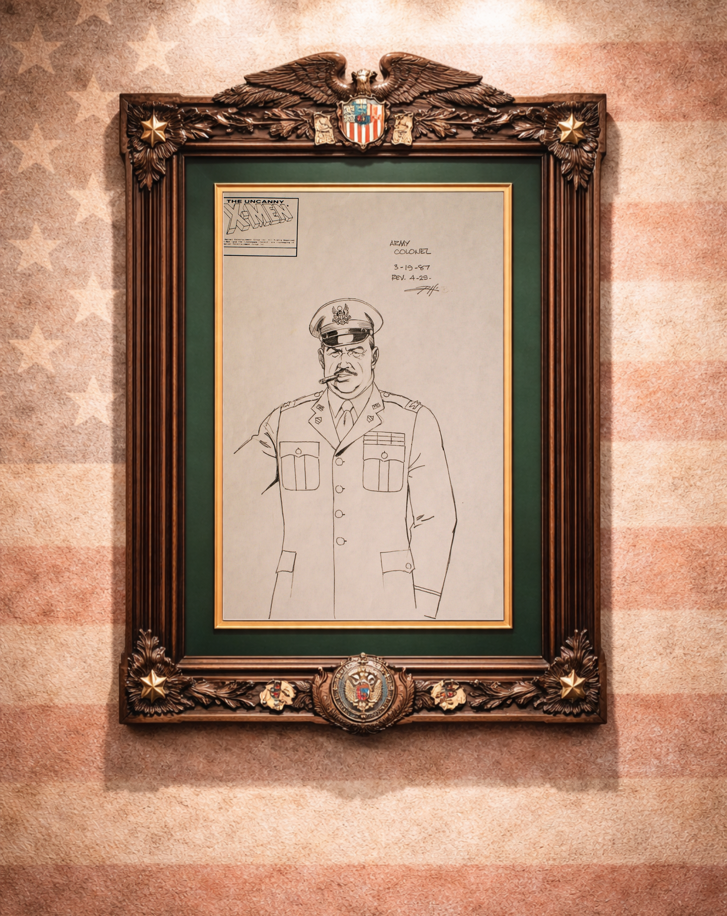 Army Colonel — Animation Character Design Drawing