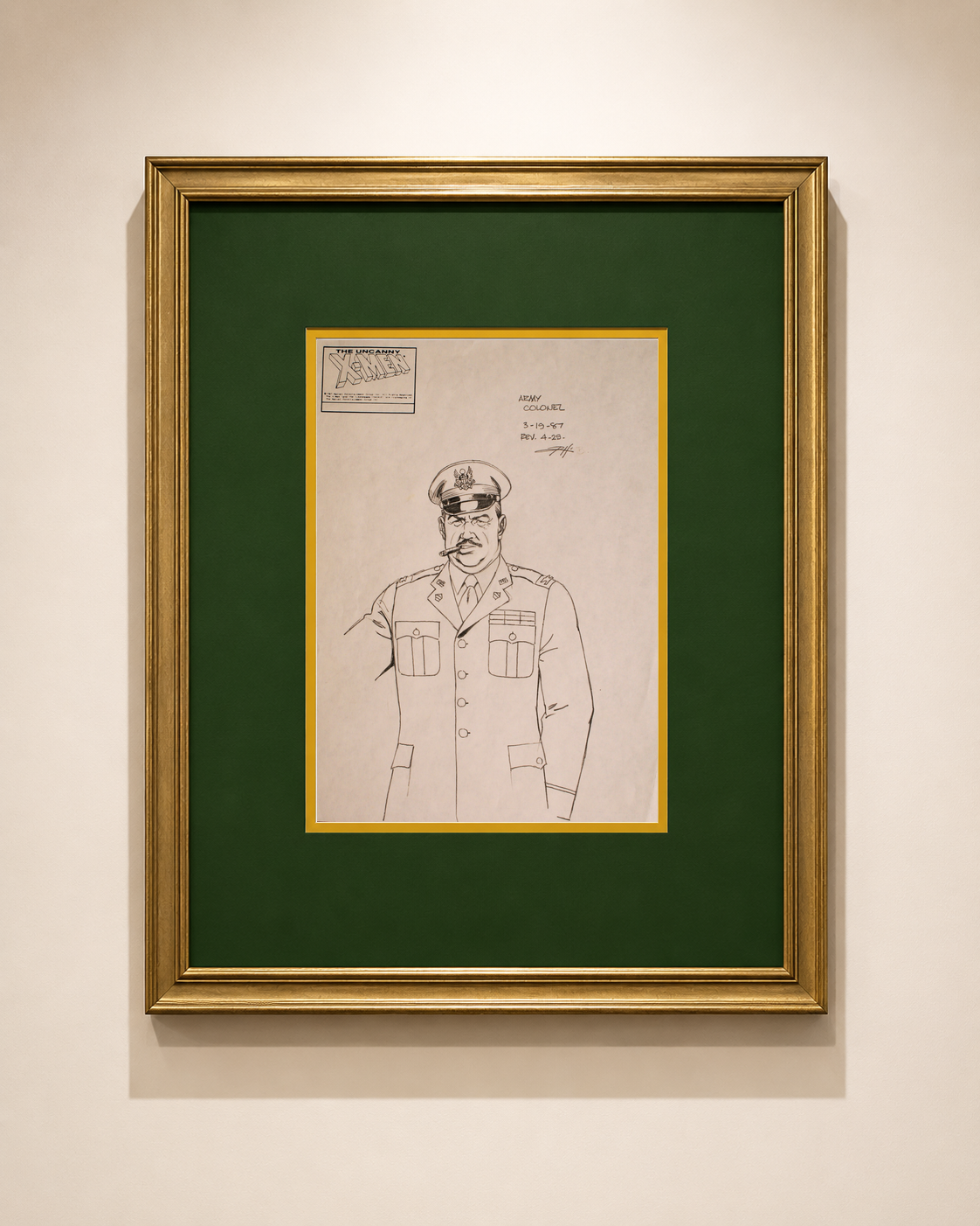 Army Colonel — Animation Character Design Drawing