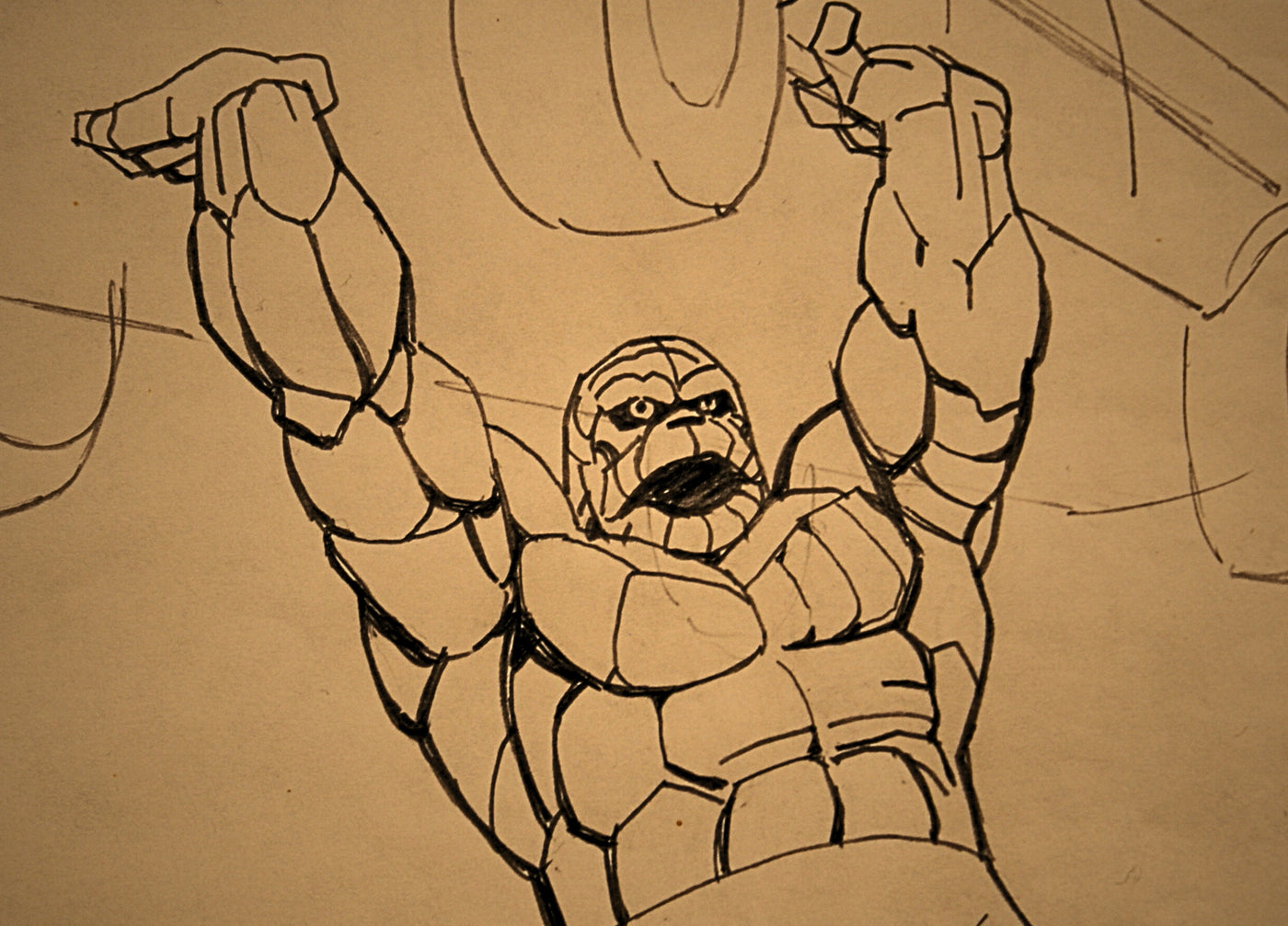 The Thing — Animation Character Design Drawing