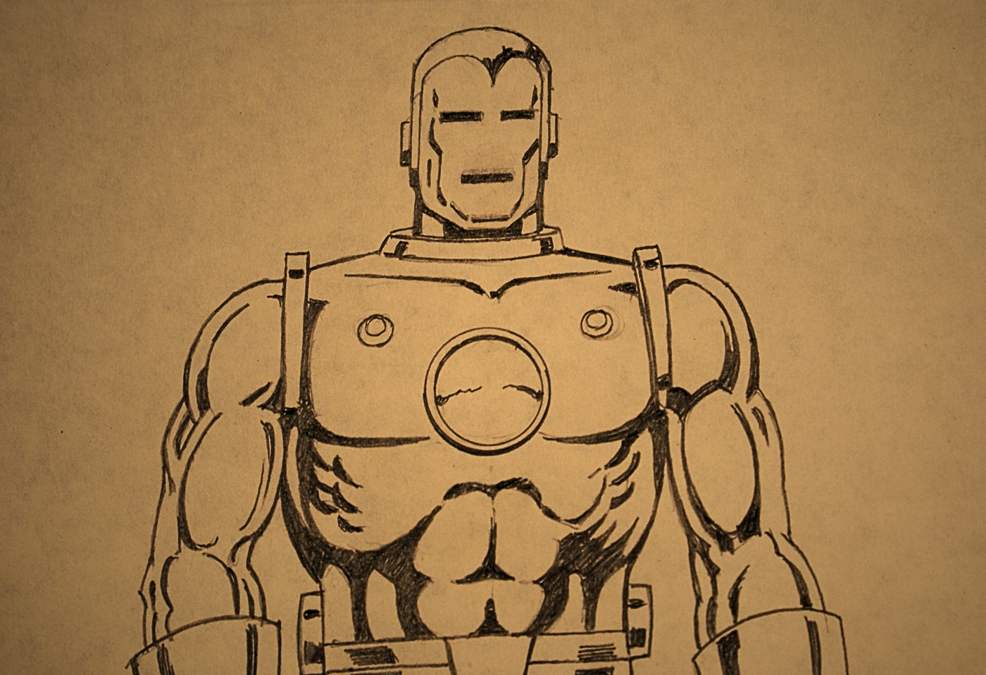 Iron Man — Animation Character Design Drawing