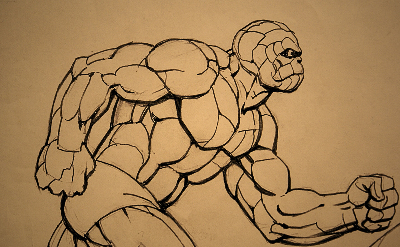 The Thing — Animation Character Design Drawing