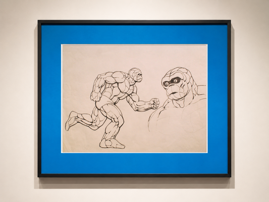 The Thing — Animation Character Design Drawing